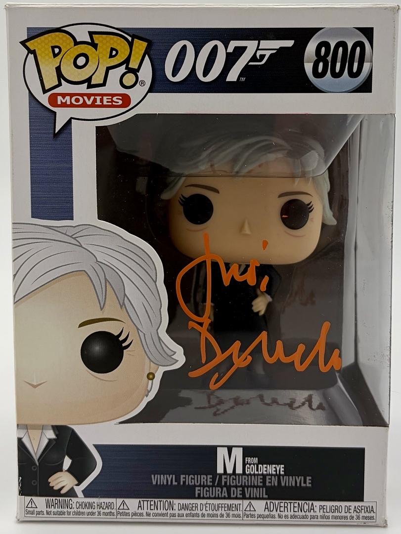 Judi Dench Signed Funko Pop #800 "M" (James Bond 007 Goldeneye) - JSA COA
